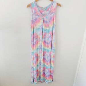 UGG Koolaburra Pastel Tie Dye Sleeveless Maxi Dress